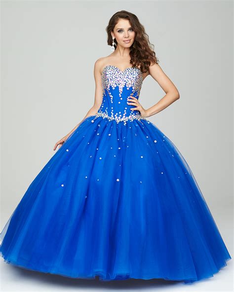 vestido de quinze anos azul